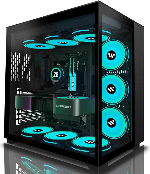 KEDIERS Innovative PC Case - ATX Tower Tempered Glass Gaming