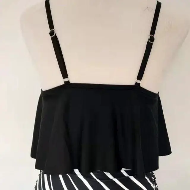 Alt view image 4 of 7 - 2 Piece Bathing Suits For Women, Trendy High Waisted Bikini Tankini Comfortable and Stylish – Multiple Colors and Designs – SetE