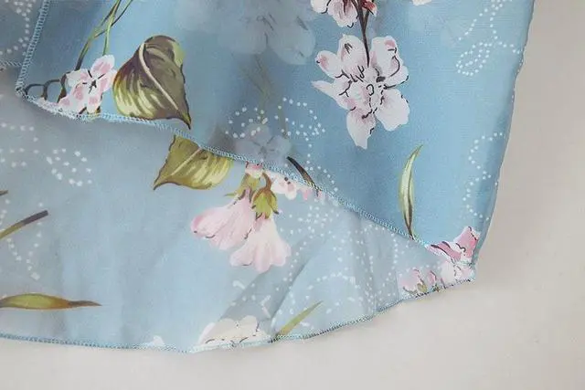 Alt view image 7 of 7 - Women’s Print Sheer Flowy Summer Chiffon Loose Casual Kimono Cardigan Cape Cover Up – LPD8968