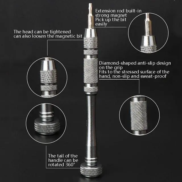 Alt view image 2 of 6 - 62 in 1 Screwdriver Combination Set Multi-Functional Precision Screw Computer Disassembly Hardware Tool