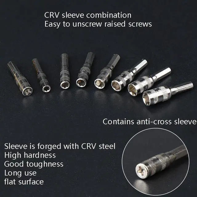Alt view image 3 of 6 - 62 in 1 Screwdriver Combination Set Multi-Functional Precision Screw Computer Disassembly Hardware Tool