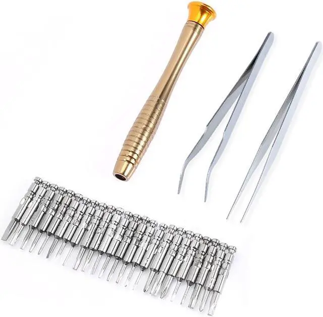 Alt view image 3 of 7 - 27 in 1 Magnetic Suction Portable Wallet Type Screw Driver Set Mobile Phone Tablet Maintenance Tool