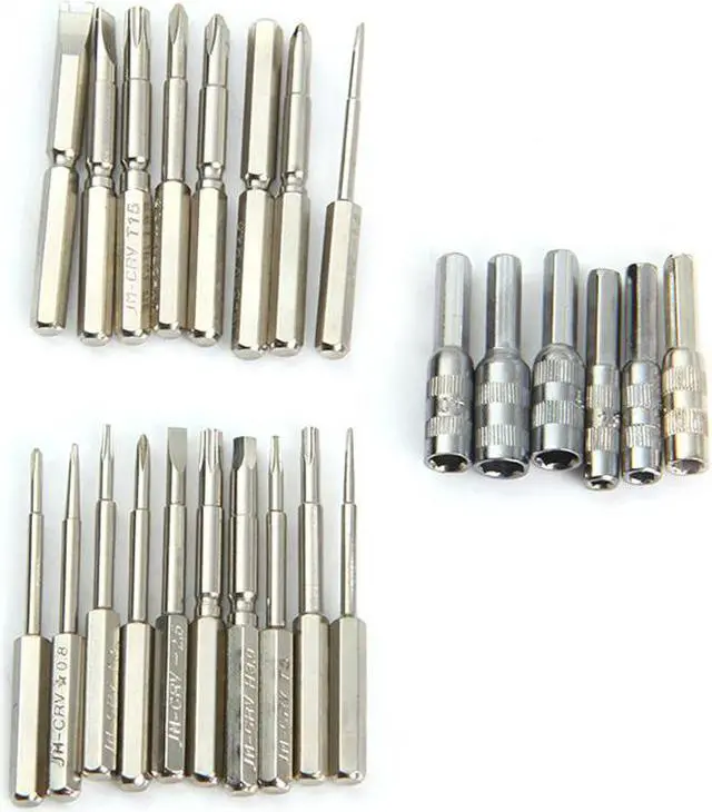 Alt view image 5 of 7 - JAKEMY JM-8142 30 in 1 Aviation Aluminum Interchangeable Screwdriver Set