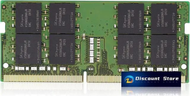 Alt view image 2 of 2 - SK Hynix 64GB(2X32GB) HMAA4GS6AJR8N-XN 2RX8 DDR4 3200MHz SODIMM 260-pin Laptop Memory RAM PC4-25600 1.2V CL22