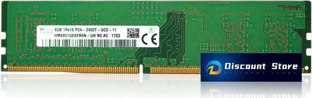 Sk Hynix PC4-2400T , 1RX16 , UDIMM DESKTOP MEMORY DDR4 4 GB