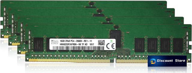 SK Hynix 64GB(4X16GB) 2Rx8 PC4-2666V DDR4-21300 REG Server Ram