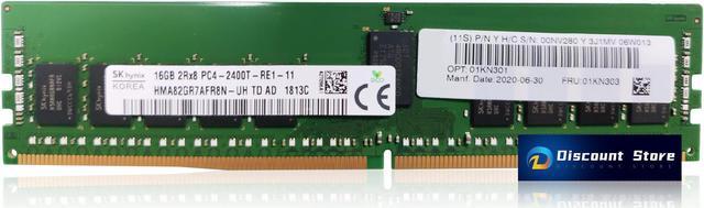 SK hynix 16GB 2RX8 DDR4-2400T Registered REG Server Memory RAM  HMA82GR7AFR8N-UH ECC 1.2V 260-Pin