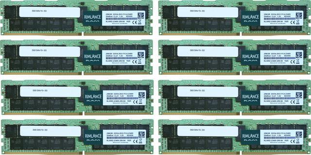 2TB Kit 8x256GB DDR4-2933 PC4-23400 ECC Registered 8Rx4 Memory for