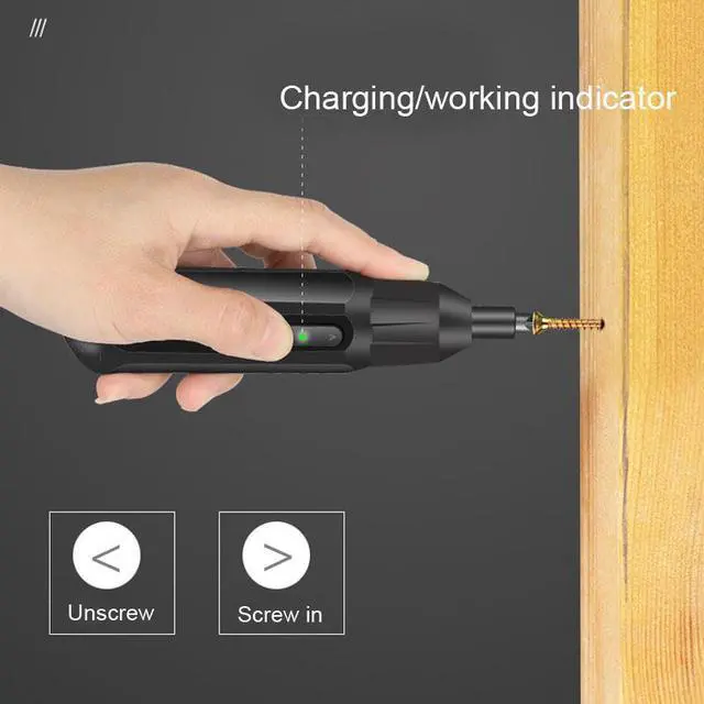 Alt view image 4 of 7 - 3.6V Electric Screwdriver Manual Automatic Integrated Multi-Function Charging Screwdriver Set, Classification: Aluminum Box Package