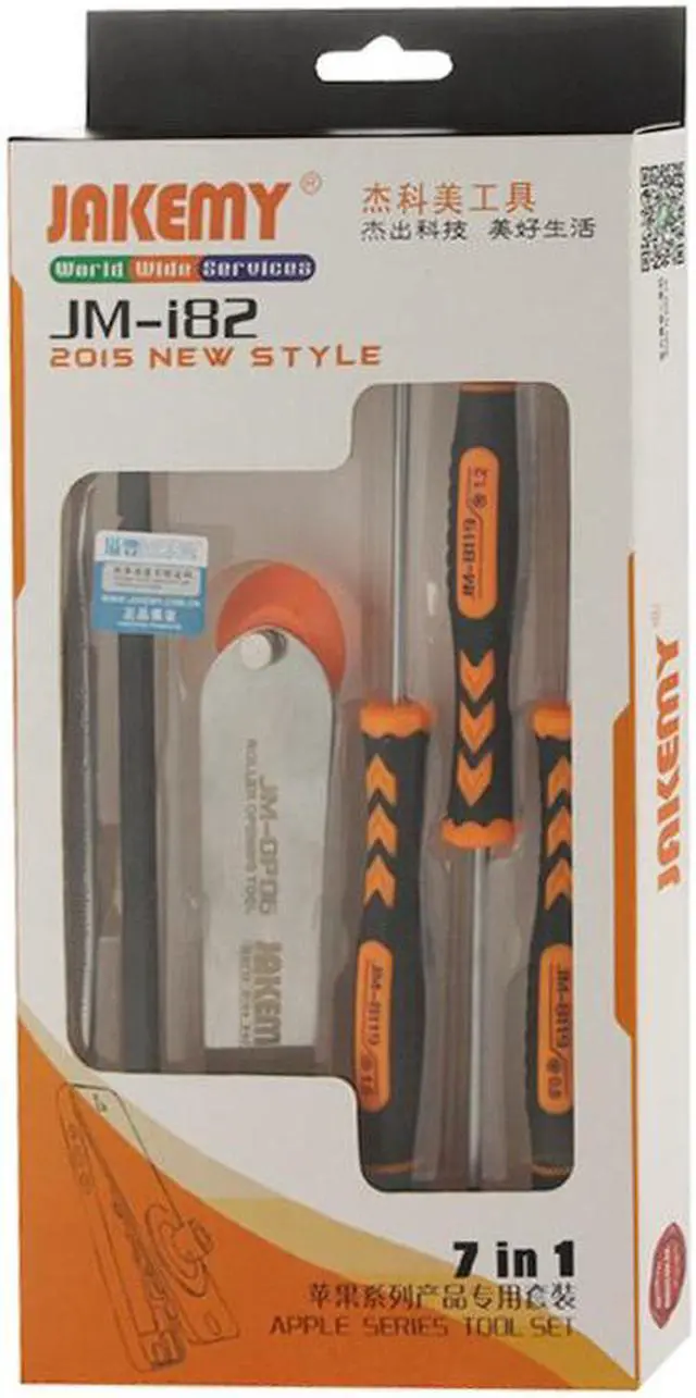 Alt view image 6 of 6 - JM-i82 7 in 1 Professional Screwdriver Set Spudger Prying Opening Tool Kit for Mobile Phone / Tablets Repair