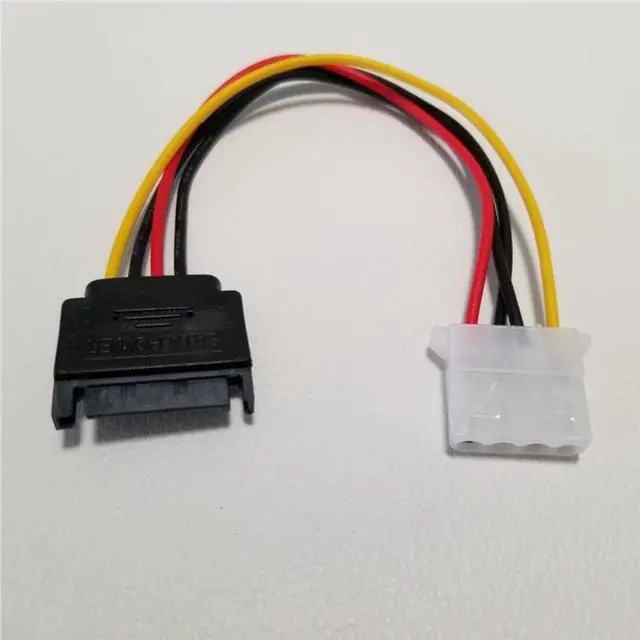 Alt view image 2 of 3 - SATA 15Pin to IDE Plus 4Pin Power Supply Adapter Cable Computer SATA Cable 10cm
