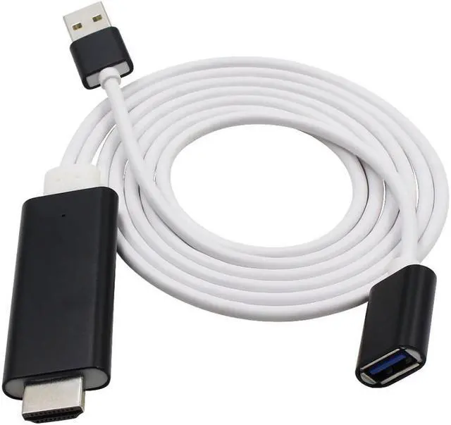 Alt view image 2 of 2 - 1080P compatible con HDMI AV HD TV adaptador de Cable de Video Cable para Samsung Galaxy J3 J7 LG K20 + PLUS + teléfono