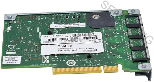 Main image of Genuino para 665238-001 669280-001 HP Ethernet 1Gb adaptador de 4 puertos 366FLR