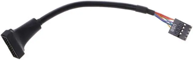 Main image of USB 2,0 9-Pin vivienda USB macho a USB 3,0 20-Pin de la placa base Cable adaptador hembra