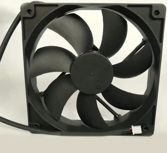 Alt view image 2 of 2 - For Y.L.FAN D12SM-12 DC12V 0.30A 12025 Mute Cooling fan 2pin 120*120*25mm