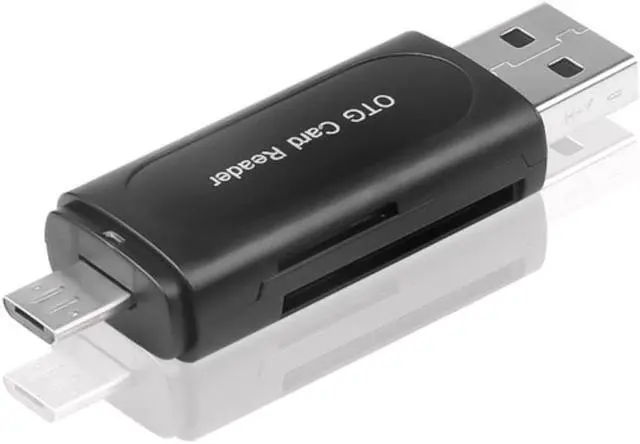 Main image of Lector de tarjetas OTG Flash 3 en 1 para accesorios de ordenador portátil, tarjeta Micro SD TF de alta velocidad, adaptador para grabador, USB 2,0