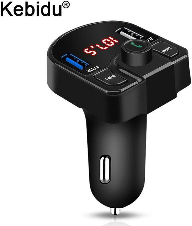 Accesorios Para Carro De Automovil Auto Musica Transmisor Bluetooth  Cargador US