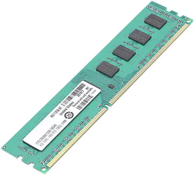 Alt view image 3 of 5 - DDR3 4GB Memory Ram PC3-12800 1.5V 1600Mhz 240 Pin Desktop Memory DIMM Unbuffered and Non-ECC for Desktop AMD Motherboard