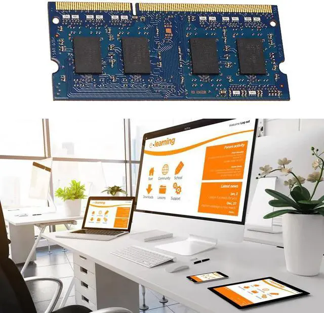 Alt view image 3 of 5 - DDR3 4GB Laptop Ram Memory 1600Mhz PC3-12800 204 Pins SODIMM for  AMD Laptop Memory Blue