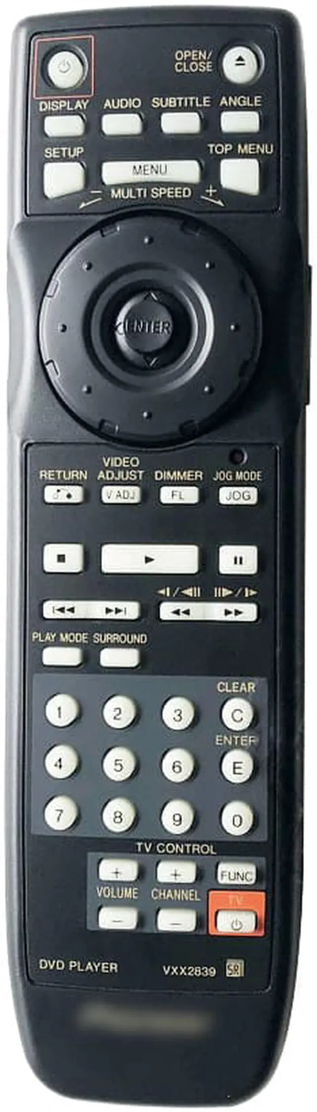 Alt view image 2 of 2 - VXX2839 OEM Remote Control For Pioneer DVD DV-45A DV-47AI PD-0132 Remote Control