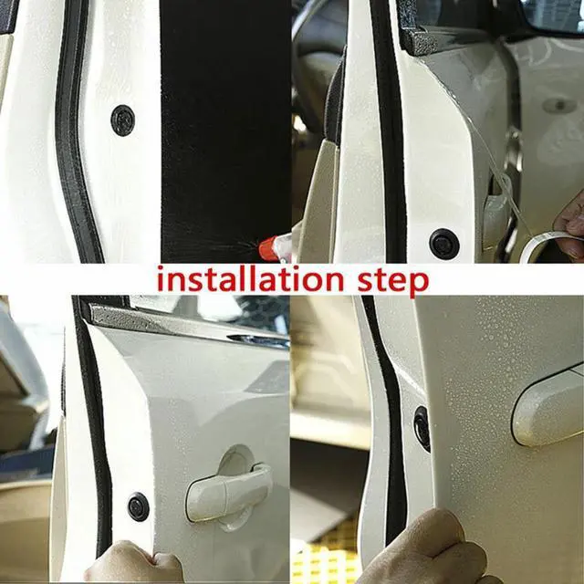 Alt view image 4 of 4 - Protector de Borde de puerta lateral anticolisión para coche, umbral de puerta, placa de protección, tira adhesiva, 2cm x 3M