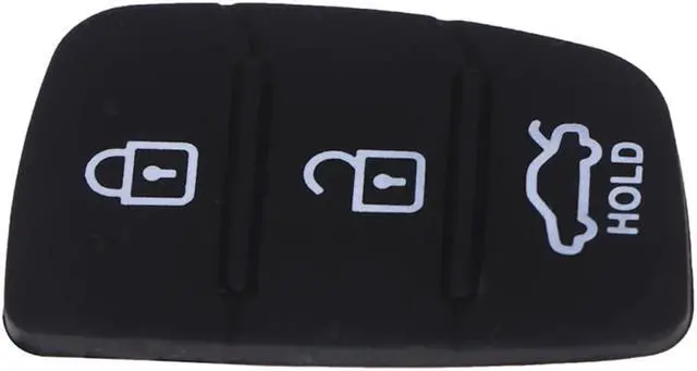 Main image of Gran oferta de reemplazo de 3 botones para reparar la piel, funda plegable para llave de coche, almohadilla de goma para coche