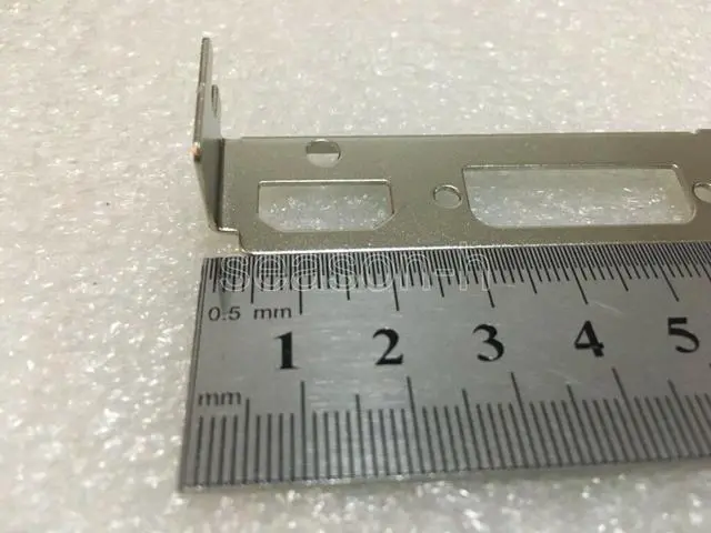 Alt view image 2 of 3 - Low Profile Bracket for NVIDIA AMD ATI Video Graphics Card DVI+HDMI Port