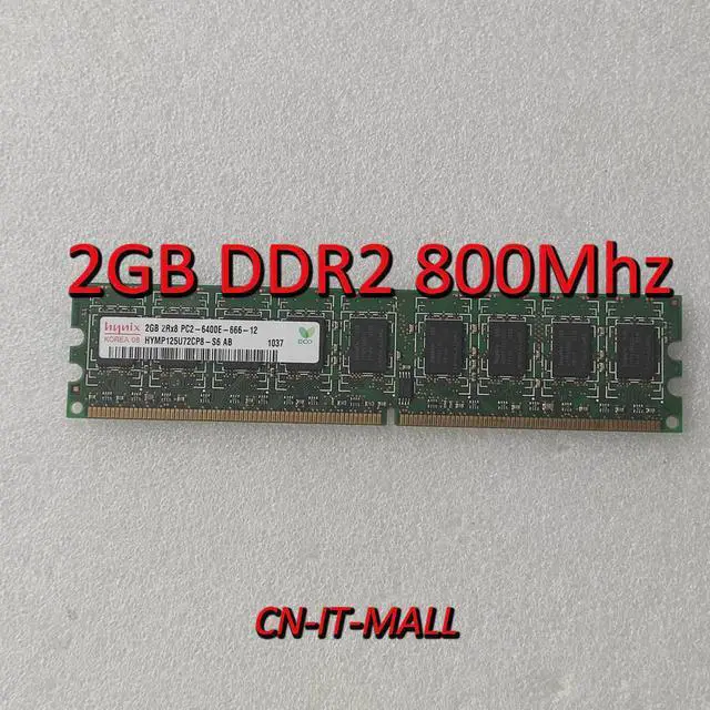 Main image of 2GB DDR2 800 ECC PC2-6400E RAM Memory,2pcs/lot
