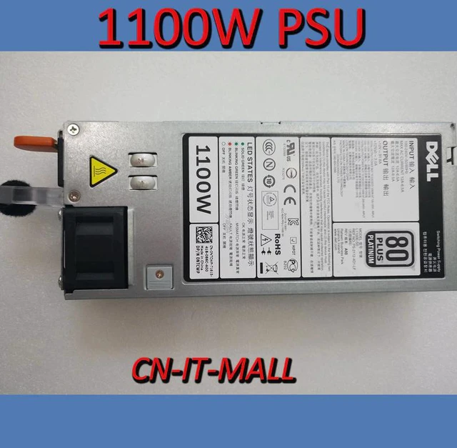 Main image of Pulled W12Y2 0TFR9V 0NTCWP 0YT39Y 1100W Power Supply For R520 R620R720 R72XD
