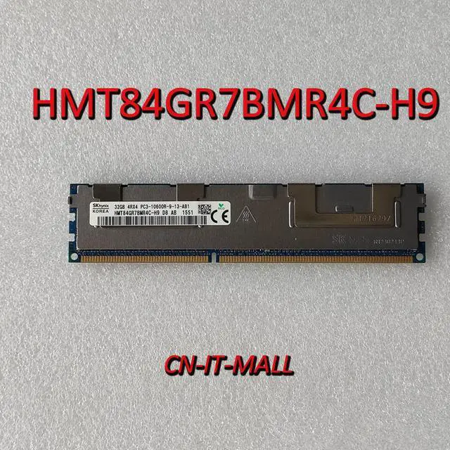 Main image of HMT84GR7BMR4C-H9 32G DDR3 1333 ECC PC3-10600R Ram 32GB Memory