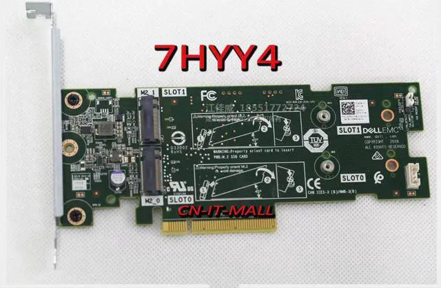 Main image of 07HYY4 7HYY4 PCI-E 2*M.2  Boss Controller  Adapter Card