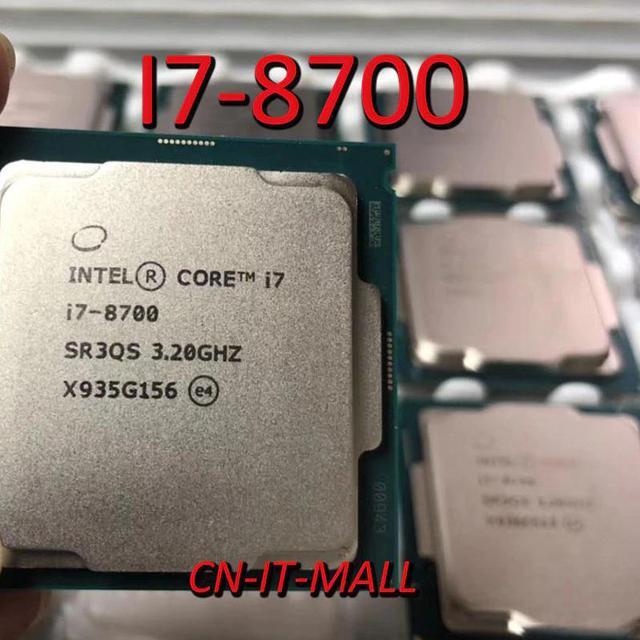 Intel Core i7-8700 CPU 3.2GHz 12MB Cache 6 Cores 12 Threads