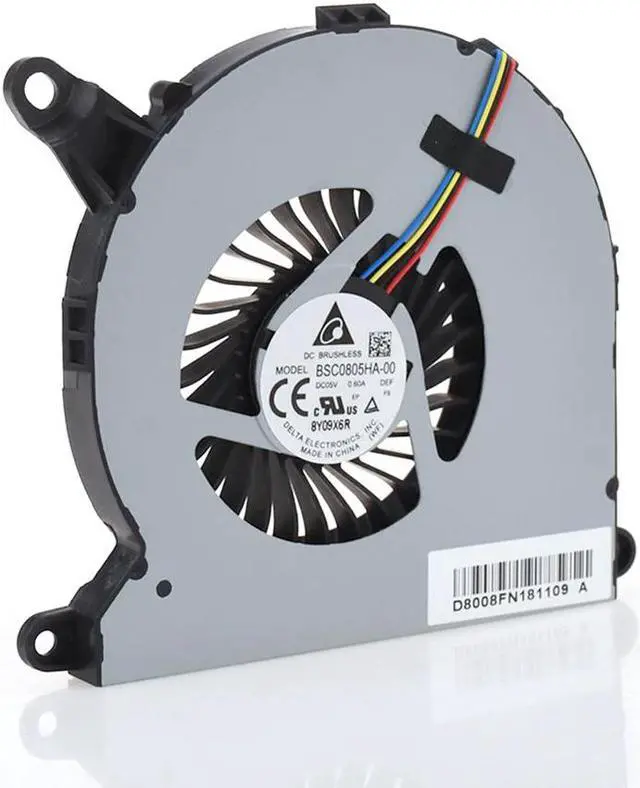 Alt view image 2 of 3 - For Intel NUC8i7BEH M.2+SATA3 Dual Hard Disk Microcomputer Mainframe Cooling Fan 4pin