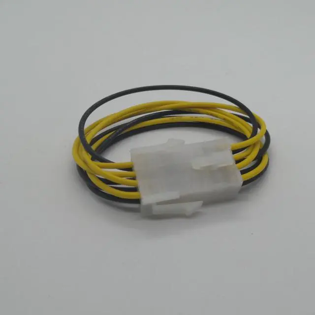 Alt view image 3 of 4 - 18CM power supply cable ATX 12V 8 pin male to 8pin female desktop computer CPU P8 extension cable cord PSU connector cord