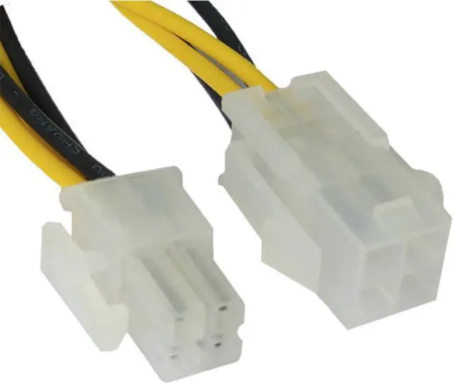 Main image of 18CM power supply cable ATX 12V 4 pin male to 4pin female computer PC CPU P4 extension cable cord PSU connector cord