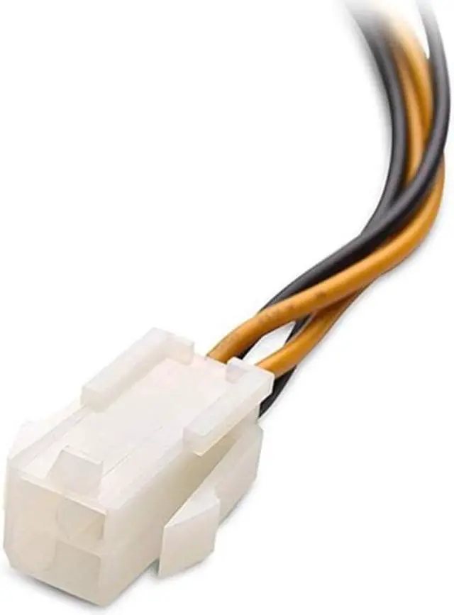 Alt view image 5 of 6 - 18CM power supply cable ATX 12V 4 pin male to 4pin female computer PC CPU P4 extension cable cord PSU connector cord