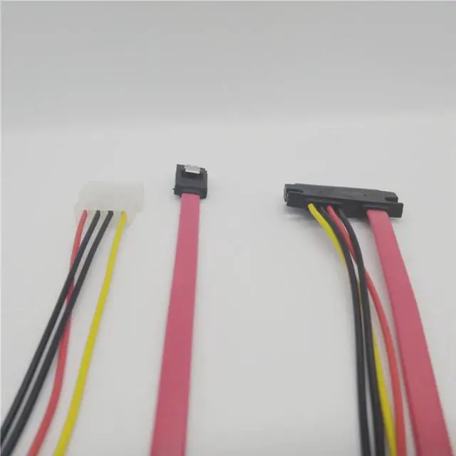 Alt view image 4 of 4 - 50CM SATA 22Pin 7+15 to eSATA IDE Power Interface Conversion Cable Computer Extender Cable HDD 4Pin Power Supply