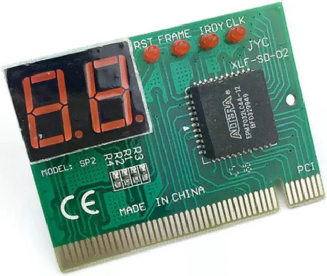 Alt view image 2 of 4 - 2 Digit LCD Display PC computer analyzer motherboard PCI diagnostic card computer post tester for desktop pc