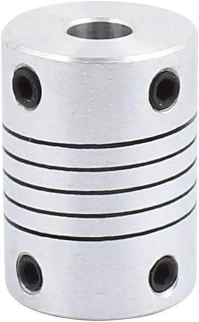 Main image of 6mm to 8mm Shaft Coupling 25mm Length 18mm Diameter Stepper Motor Coupler Aluminum Alloy Joint Connector for 3D Printer CNC Mach
