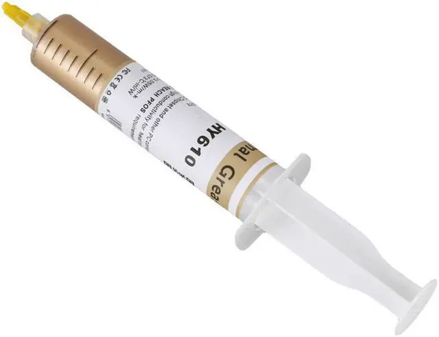 Alt view image 2 of 4 - HY610 20g Golden Thermal Conductive Grease Paste For CPU GPU VGA Chipset Cooling