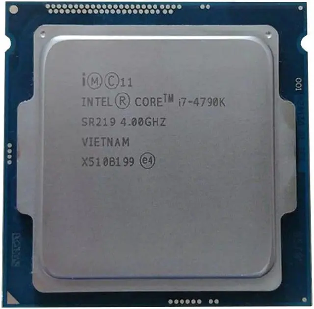 Alt view image 2 of 2 - Pulled I7-4790K CPU 4.0G 8M 4 Core 8 Thread LGA1150 Processor