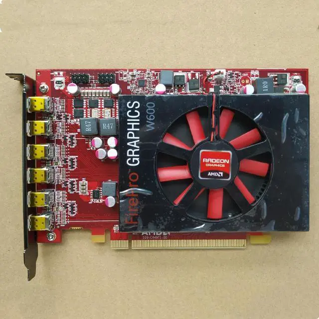Alt view image 3 of 4 - Firepro w600 2gb para amd placa gráfica profissional para gráficos, modelagem 3d, renderização, desenho, design, multi-tela de exibição