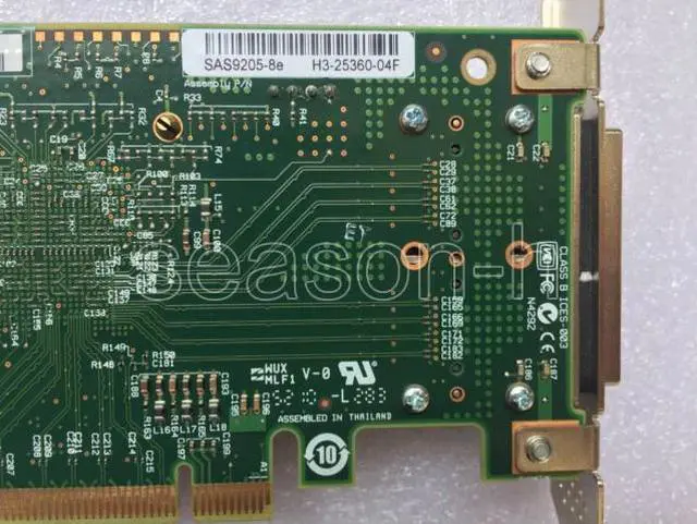 Alt view image 3 of 3 - LSI 9205-8E H3-25360-04H  8-PORT 6GB SAS SATA PCI-E HOST BUS ADAPTER CARD