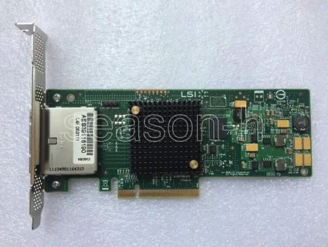 Main image of LSI 9205-8E H3-25360-04H  8-PORT 6GB SAS SATA PCI-E HOST BUS ADAPTER CARD