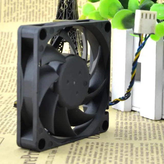 Alt view image 4 of 4 - Delta Afb0712hhb 0.45a AMD CPU Radiator 7015 4-Pin PWM Ball Fan