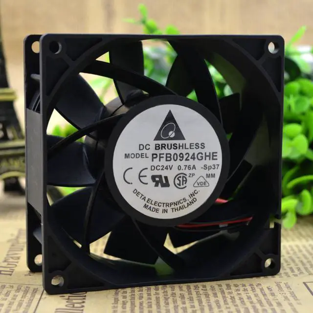 Alt view image 2 of 4 - Delta PFB0924GHE 24V 0.76A ABB ACS510550 Converter Fan 9238 9CM