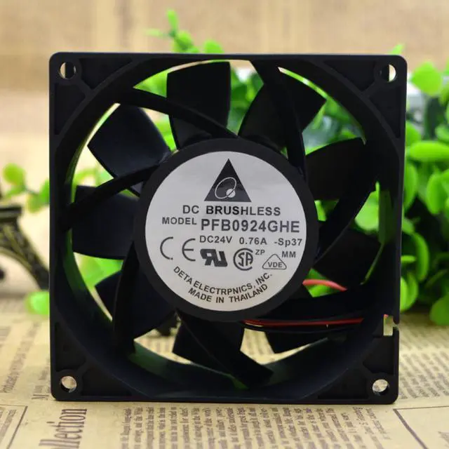 Alt view image 3 of 4 - Delta PFB0924GHE 24V 0.76A ABB ACS510550 Converter Fan 9238 9CM