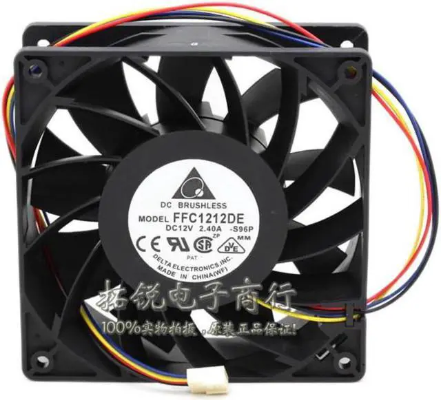 Main image of Delta Ffc1212de 12038 12cm 12V 2.4A Super Violent Wind Double Ball Fan