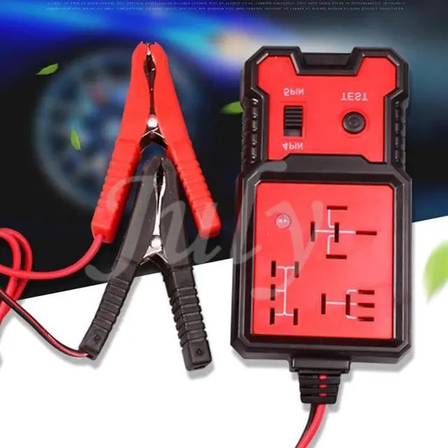 Alt view image 2 of 2 - 12V car four-pin five-pin relay tester, automobile relay tester, relay analyzer