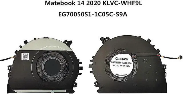 Main image of Laptop/Notebook CPU Cooling Fan For Huawei Matebook 14 2020 KLVC-WHF9L EG70050S1-1C05C-S9A BAPA0905R5HY004